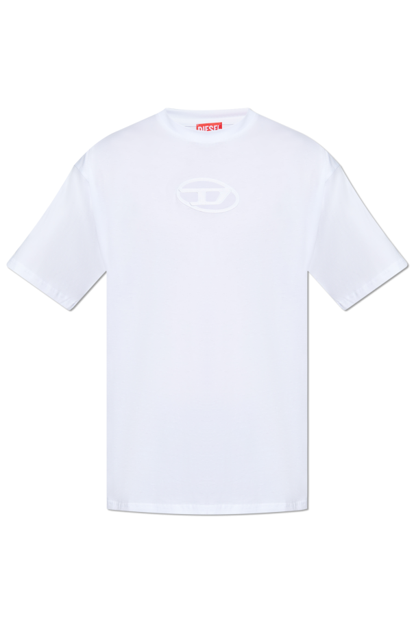 【関税込み】Diesel ホワイト T-Boxt-Od Tシャツ Diesel - T-boxt-od Cotton crew-neck T-shirt